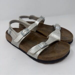 Birkenstock Birki’s Rio Snakeskin Sandals
